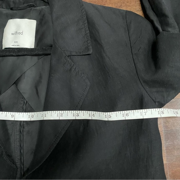 Aritzia Wilfred Alto Linen Blazer Jacket - Picture 9 of 12